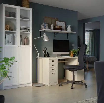 billy bookcase with doors
