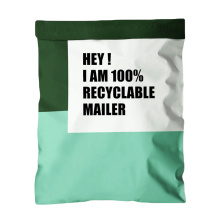 Wasserdicht bedruckte 10 * 13 lila Poly Mailer Tasche