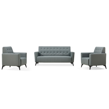Sofa sofa sectional klasik buatan khusus yang dibuat di kulit pu dari pabrik Cina