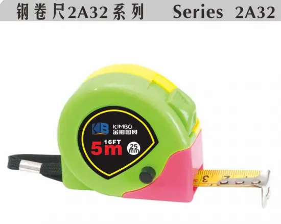 New Rubber Case Steel Measures Tape Measuring