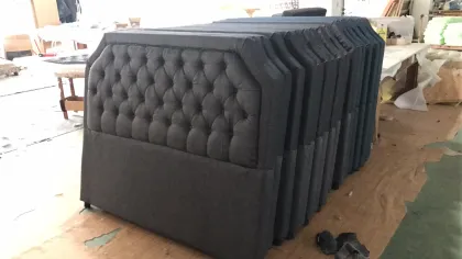 Button Tufted King Bedroom Furniture Headboard