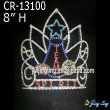 New style Glitz Pageant Crowns Guitar Shape