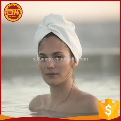 25x63cm Microfiber Magic Drying Turban Wrap Hair Towel/Cap Hair Dry Quick Dryer