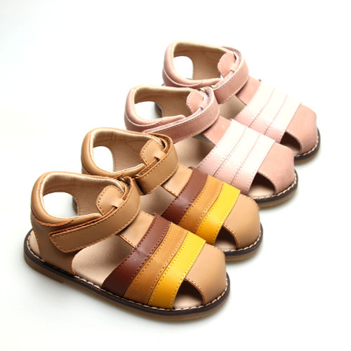 Aukštos kokybės spalvingi vaikiški sandalai