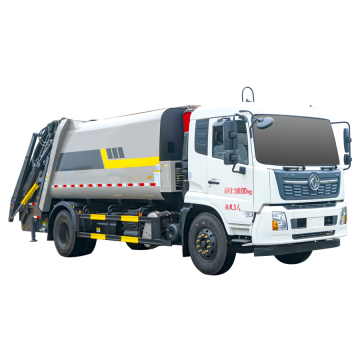 Özelleştirilmiş Sanitasyon Çöp Kamyonu: Çin Dongfeng 4x2 Yuchai 220 HP Motorlu Sıkıştırılmış Model