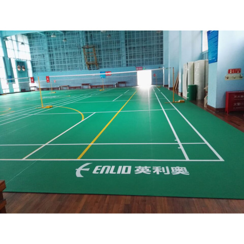 Tapete de quadra de badminton com piso esportivo em PVC