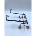 Over The Door Hanger Rack 3 Wood Hooks