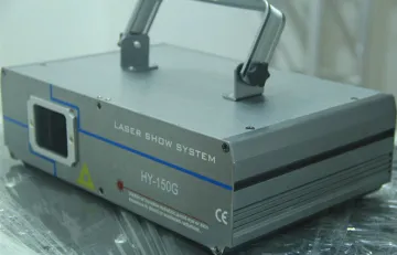 30 W Sound Active Dmx Laser Lights , 50hz ~ 60hz Green Laser Light Show