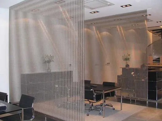 High-grade metal curtain for hotel, office separate curtain, decorative curtain