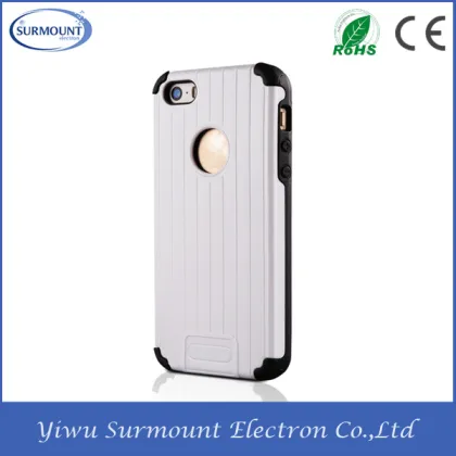 PC+TPU Suitcase Style Phone Case for Iphone Simplicity Suitcase Design Phone Case for iPhone 6S