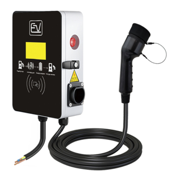 22kW Electric Vehicle Charger Level 2 32A Type 2 Plug Commercial EV Charger for VW BYD Tesla