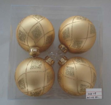 glass ball with decoration