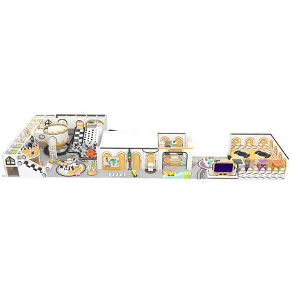 Indoor Play Equipment for Children: Parent-Child Restaurants and Whole House Design Playgrounds for Sale