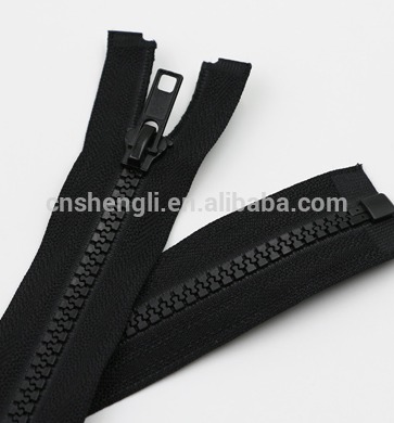 5# derlin plastic zipper open end auto lock