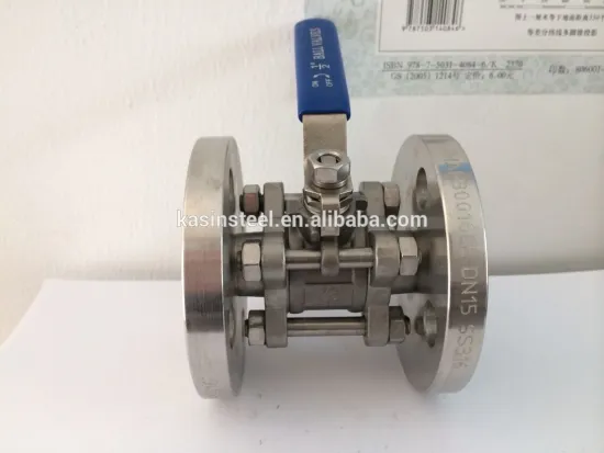 Stainless steel flanged ball valve