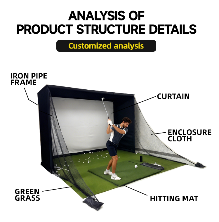 Golf Simulator Enclosure 08