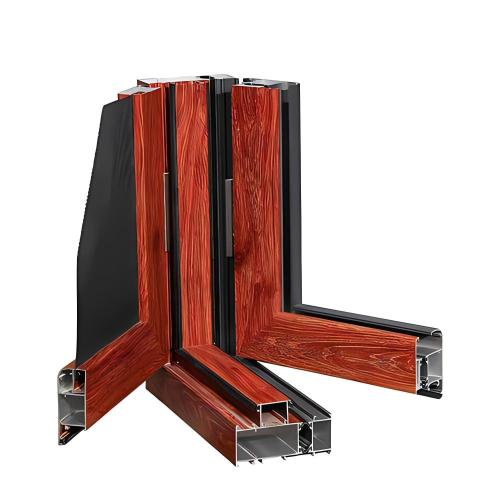 wood grain window aluminium profile