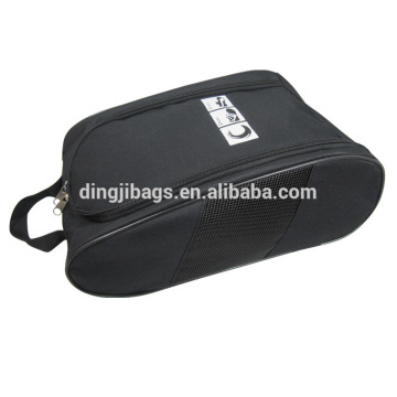 Cheap factory custom design portable sports zipper shoe and bag shoe bag