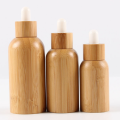 Glass Dropper Essential Oil Bottle with Bamboo Shell