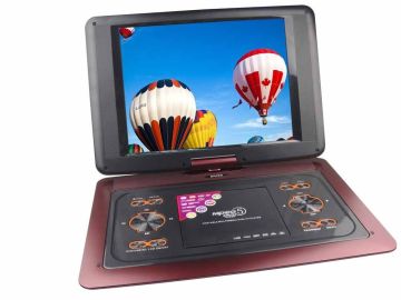12 Inch Portable Dvd Player With Radio,game And Support Usb / Sd/ Mmc
