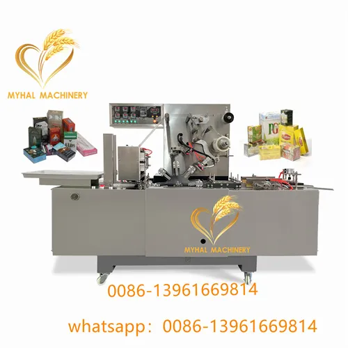 semi-automatic box 3D cellophane wrapping machine