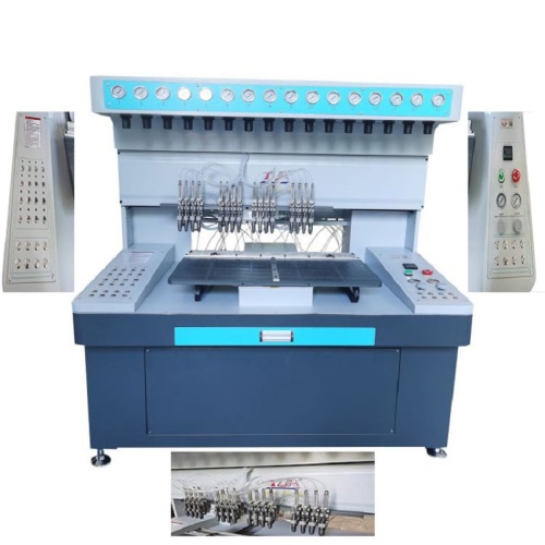 Rubberen PVC sleutelhanger productiemachine vulmachine