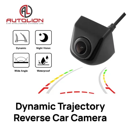 Night Vision Metal HD Dynamic Car Rear View Camera