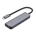 4-in-1 USB3.0 PD Data Type-C Hab Station