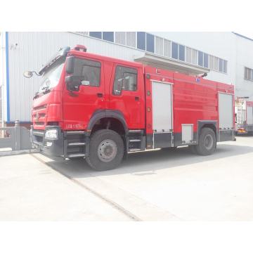 Water Foam Powder Combined Fire Truck