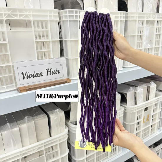 Yiwu Vivian Hair: Urban Beauty Naturall Crochet Loop Goddess Faux Locks Pre-Plucked 18-inch Gypsy Locs Nu Locs Faux Hair Extensions