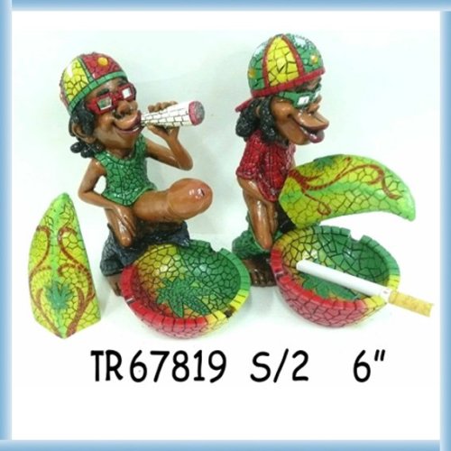 Sexy Rasta ashtray