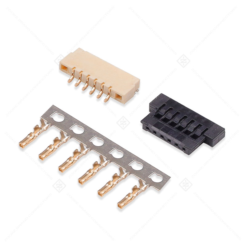 Conectores de cable de cabeceo de 1,25 mm a la placa.