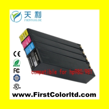 D8j10A D8j07A D8j08A D8j09A Ink Cartridge, HP 980 Compatible Ink Cartridge HP Officejet Enterprise Color Printer