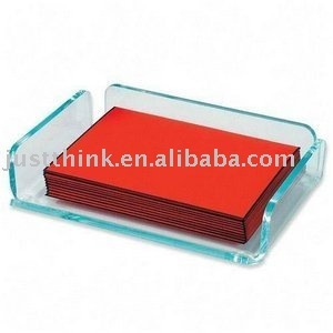 plastic acrylic notepaper tray