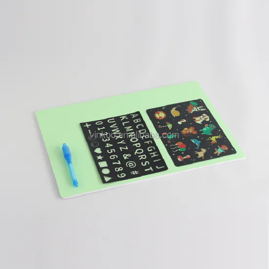 Cartoon Drawing Board Glowing