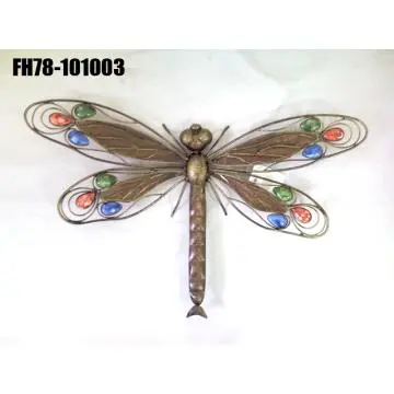 Metal wall art dragonfly