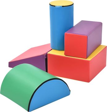 Fun Game Soft Foam Building Blocks Set for Children's Body Fitness and Color Combining