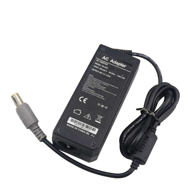 Alta calidad 65W Lenovo Charger 8.0 * 5.0mm Conector amarillo