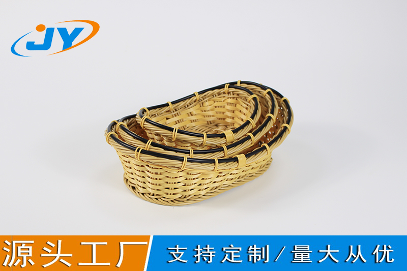 PP rattan basket poly storage weaving basket
