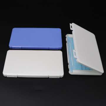 Slim portable mini msk case card holder for personal use multi purpose storage keeper plastic