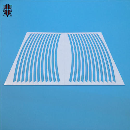 insulating electronic zirconia ceramic cooling fin substrate