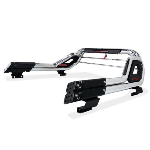 Barra de rollo de camión Hilux con recubrimiento en polvo con cubierta superior para Toyota