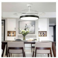 White and black color ceiling fan light