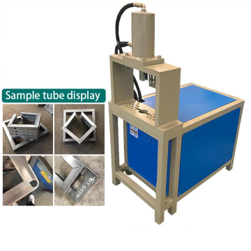 Hydraulic Round Square Tube Punching and Lay Flat Hose Pipe End Making Machine