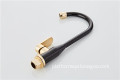 High-Quality Single-Handle Black Gold Space Aluminum Kitchen Faucet with Deck Mount