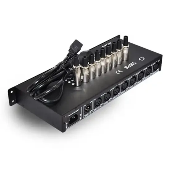 DMX512 Light Controller - HUINENG 8CH DMX Splitter Stage Light Extender