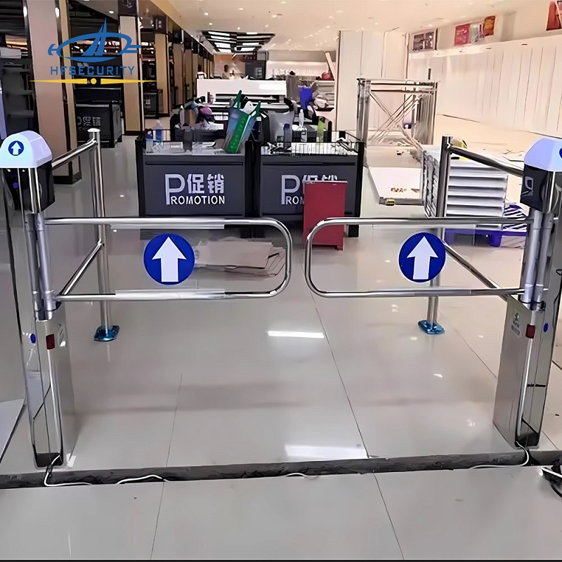 Smart Access & Standardized Management: HFSecurity’s Face Recognition Swing Gate Access Control Solution Deployed in Supermarket Settings