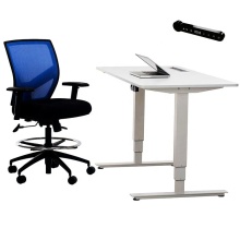 Einsäulen-Beweglicher, elektrisch verstellbarer Schreibtisch
