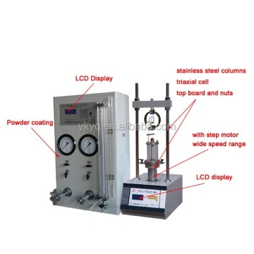 2019 STSZ calda STSZ-2 30KN SET TRIAXIALE TRIAXALE / TESTER triassiale del suolo