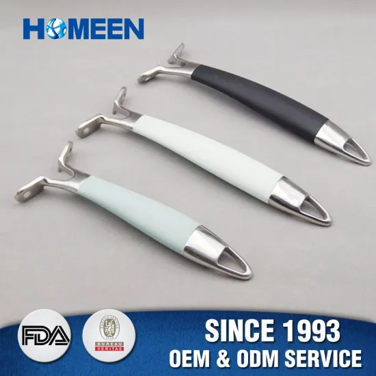 Comfortable Touch Feeling Frying Pan Stainless Steel Cookware Handle